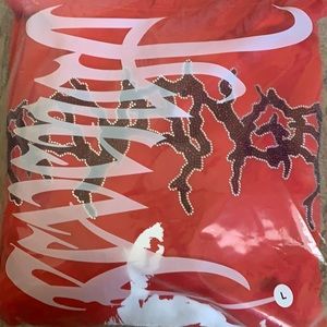 Revenge Anarchy Hoodie (Red) Rinestone Crystals